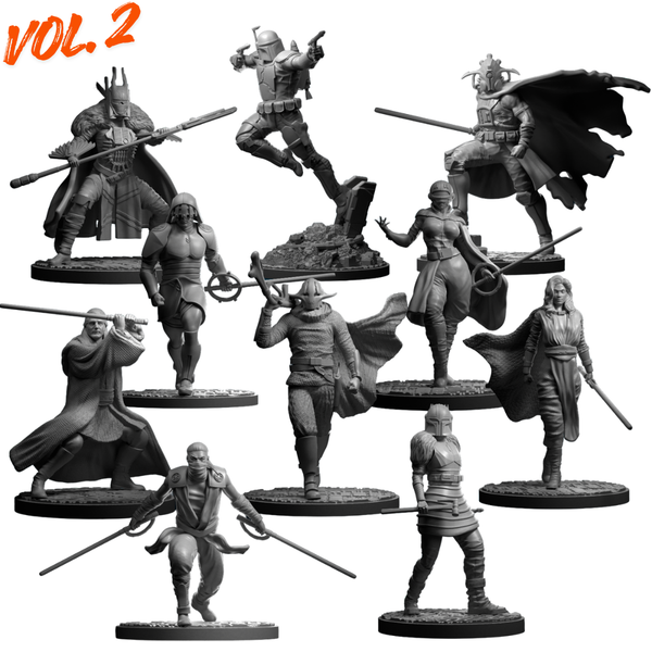 SUPER PACK STARWARS VOL. 2 INCLUYE 111 FIGURAS STL